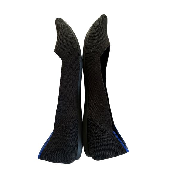 Rothy's Shoes Women's Black  Ballet Pointed Toe Maritime Flats Sz W8.5 - Picture 5 of 8